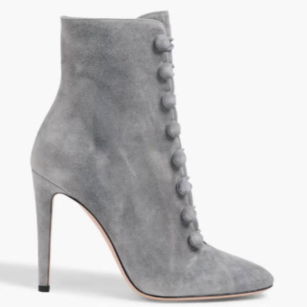 Gianvito Rossi Imperia Suede Gray Boots